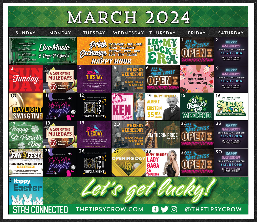 March Calendar 2024